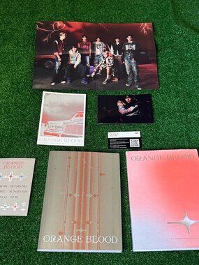 ENHYPEN Orange Blood KSANA Ver Album CD Photobook Posters Stickers K-Pop 2023
